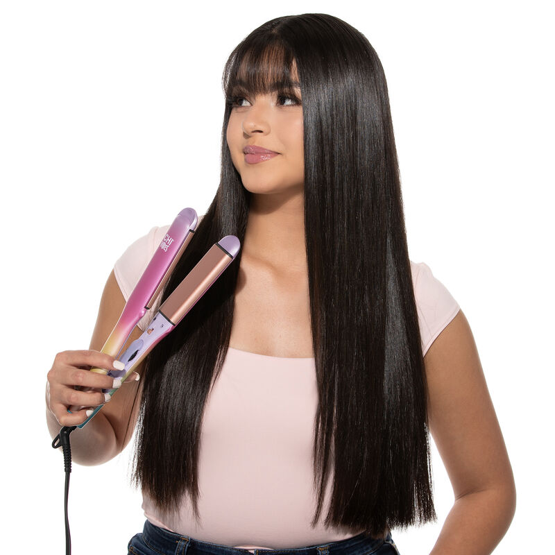 Vibes XL Curved Edge 1.5 Inch Hairstyling Iron, , large image number null